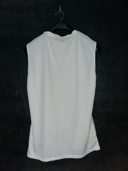 Puma White V Neck - Large