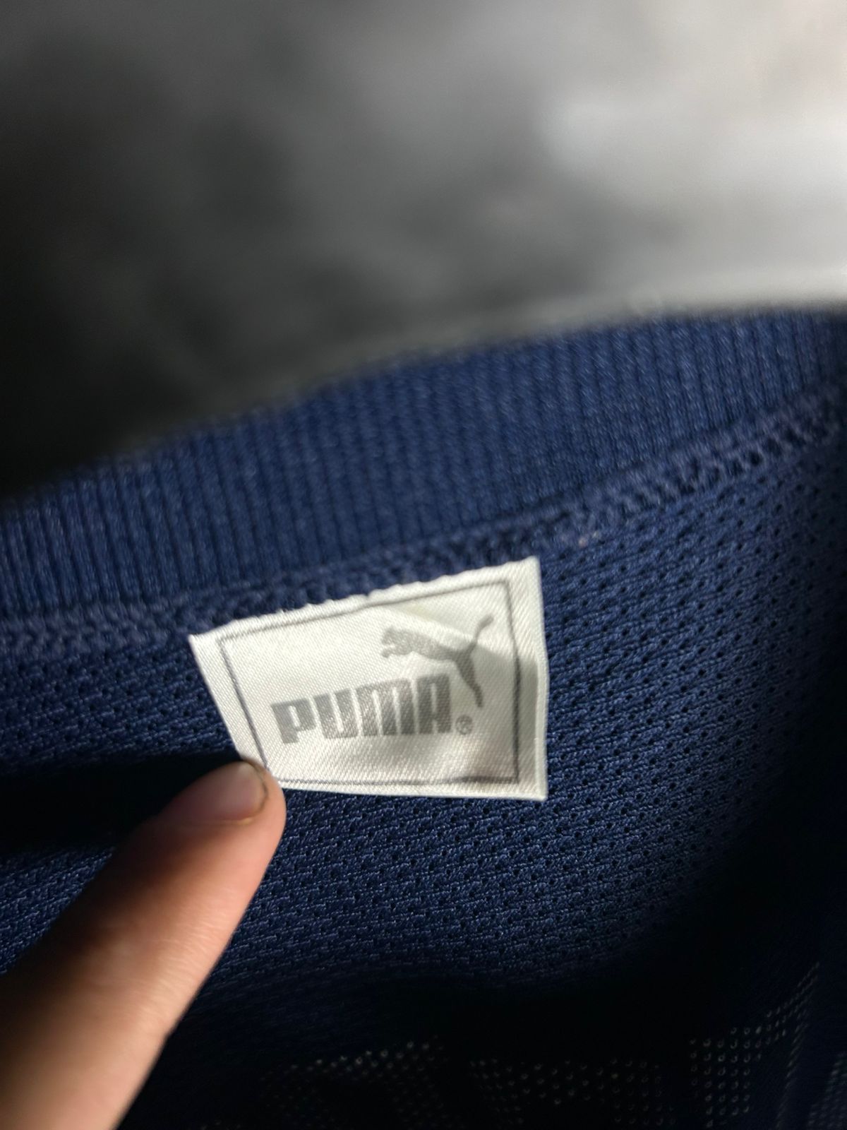 Puma Blue V Neck - Large