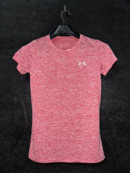 Under Armour Women's Pink Round Neck - XS