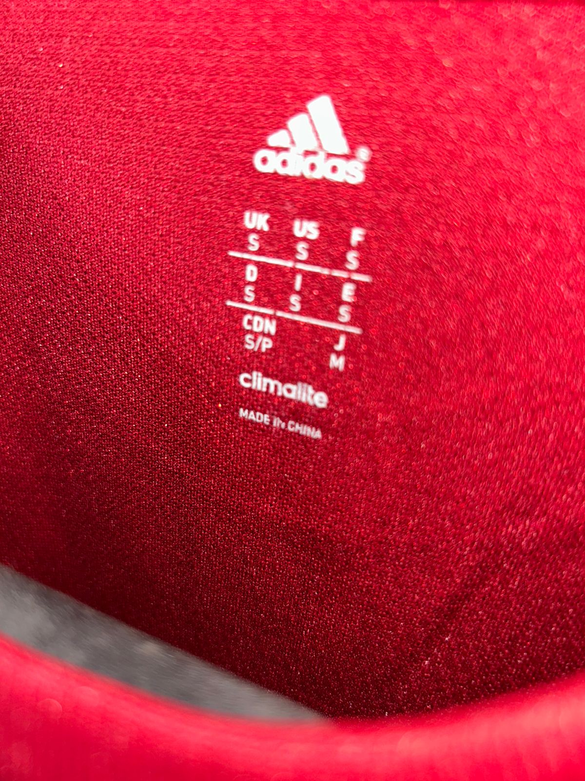 Adidas Red Round Neck - Medium