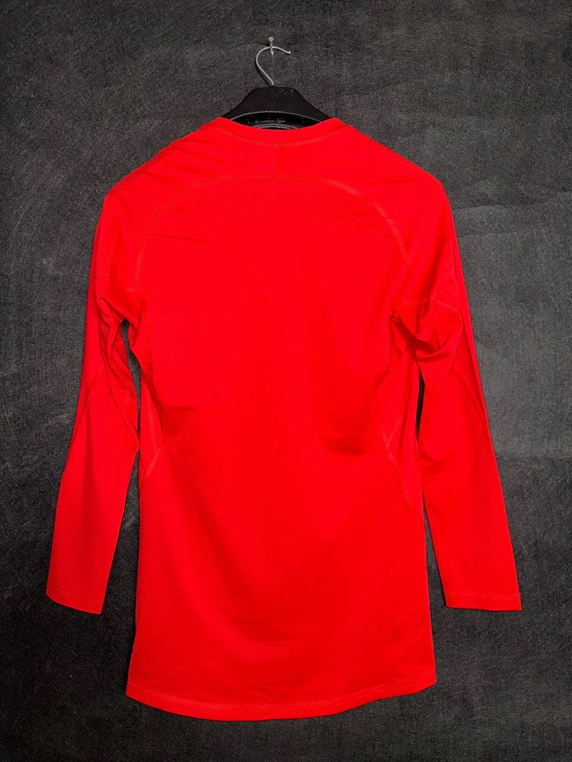 Pre Loved Adidas Red Drilltop - Large