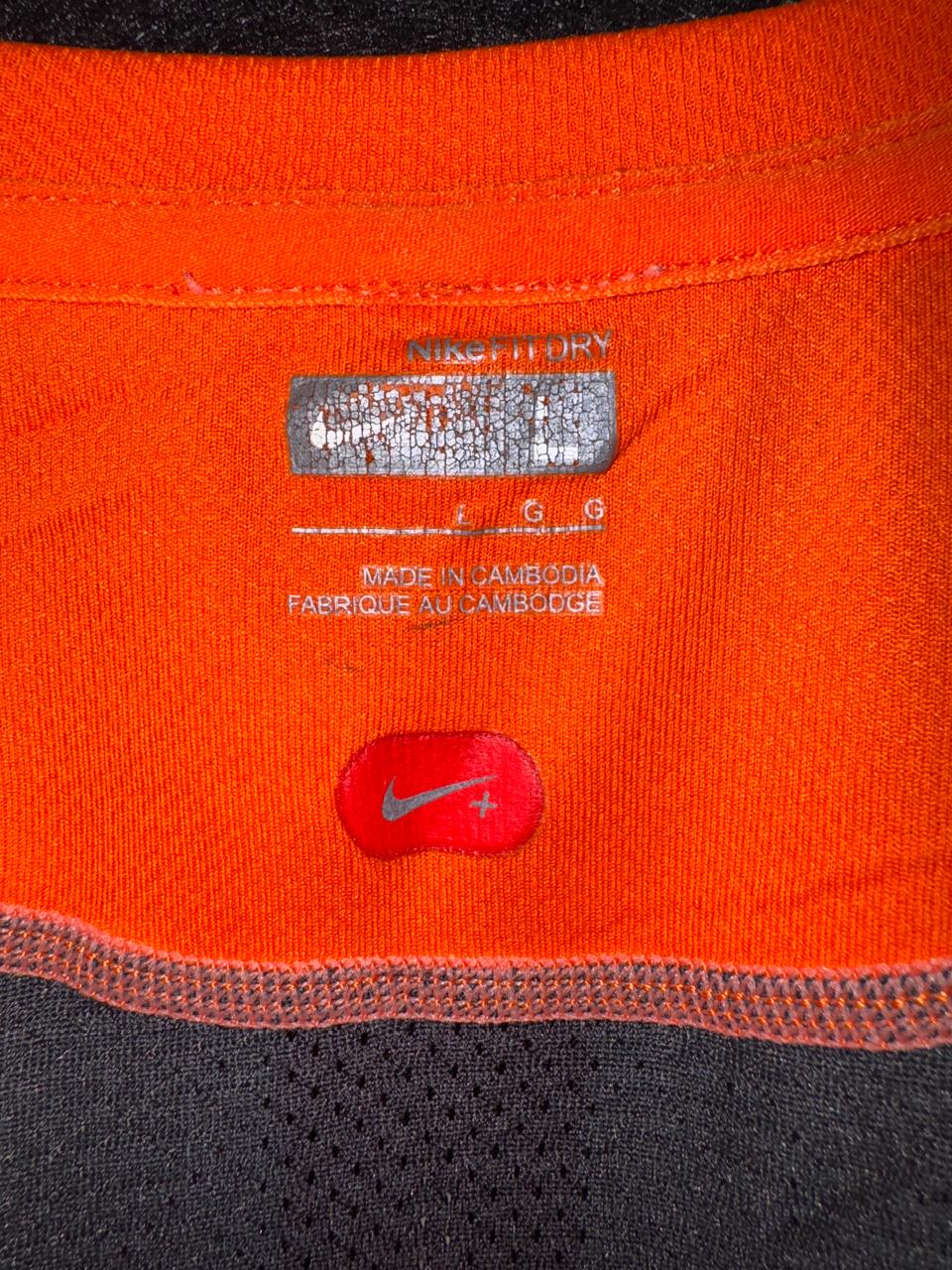 Nike Orange Round Neck - Large