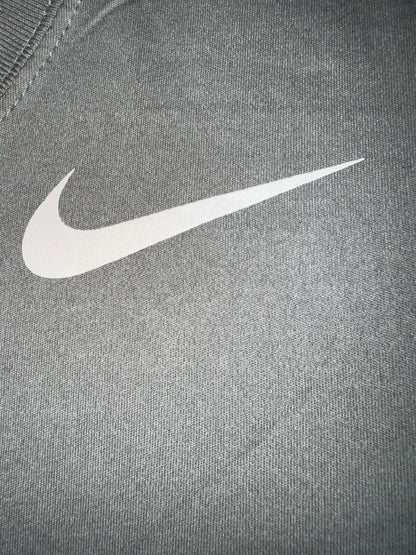 Nike Grey Round Neck Tee - Small