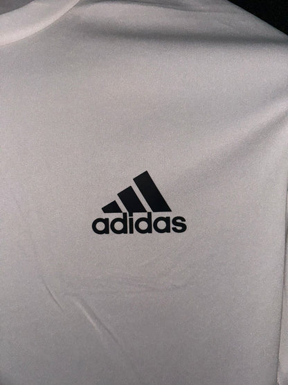 Adidas White Round Neck - Medium