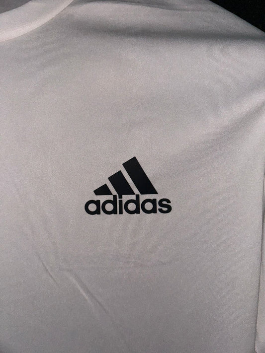 Adidas White Round Neck - Medium