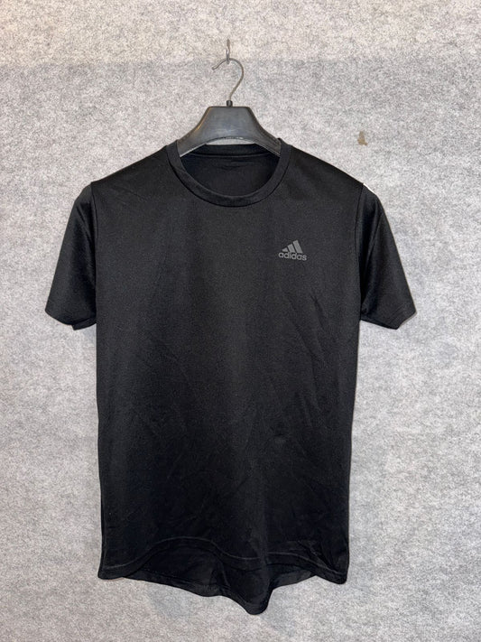Adidas Black Round Neck - Medium