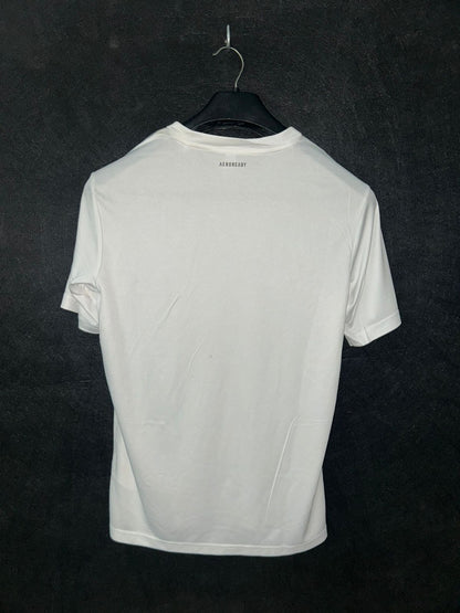 Adidas White Round Neck - Medium