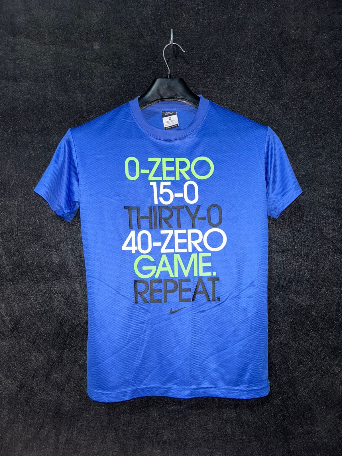 Nike Blue Motiv Round Neck - Medium