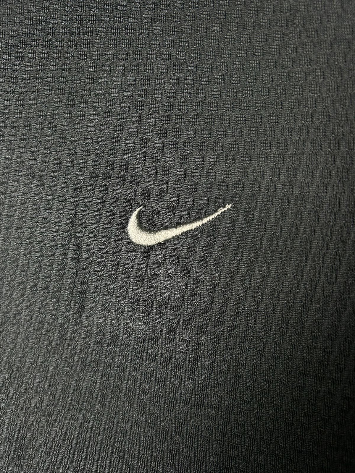 Nike Black Zip Polo - Large