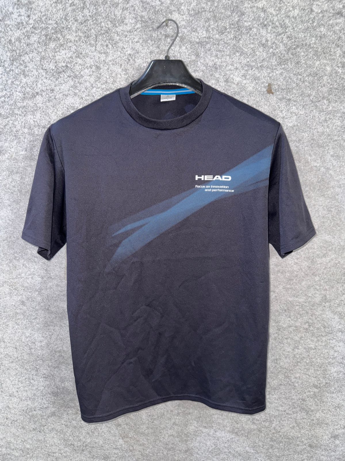 Pre Loved Head Blue Round Neck - Medium