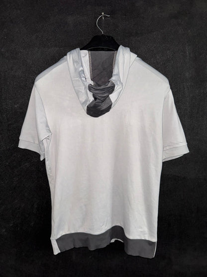 Pre Loved Nike Full Zipper Short Sleeves Hoodie - Medium