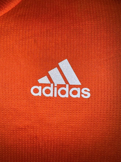 Adidas Orange Round Neck Shirt  - Medium