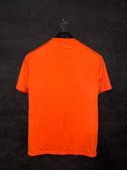 Adidas Orange Round Neck Shirt  - Medium