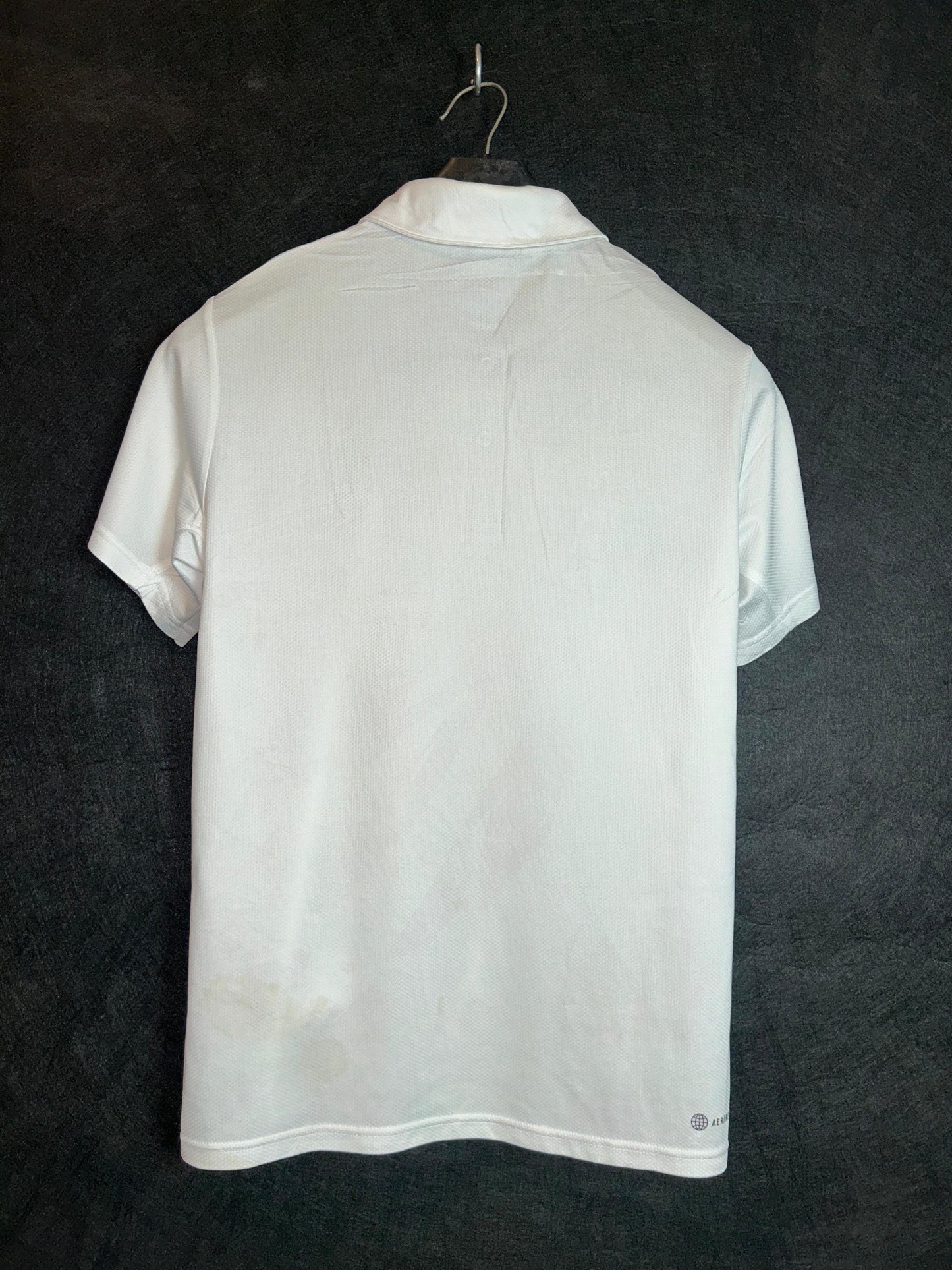 Adidas White Polo - Medium