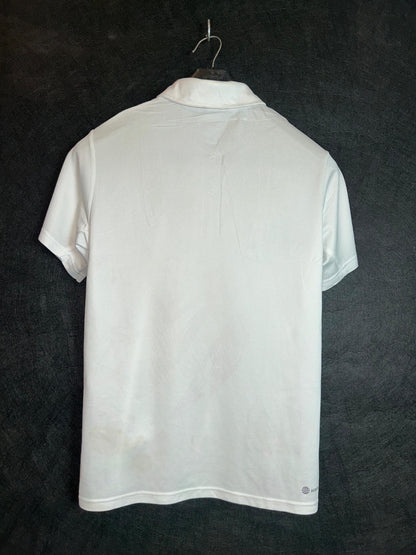Adidas White Polo - Medium