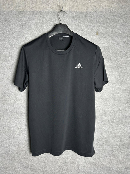 Adidas Climalite Black Round Neck - Medium