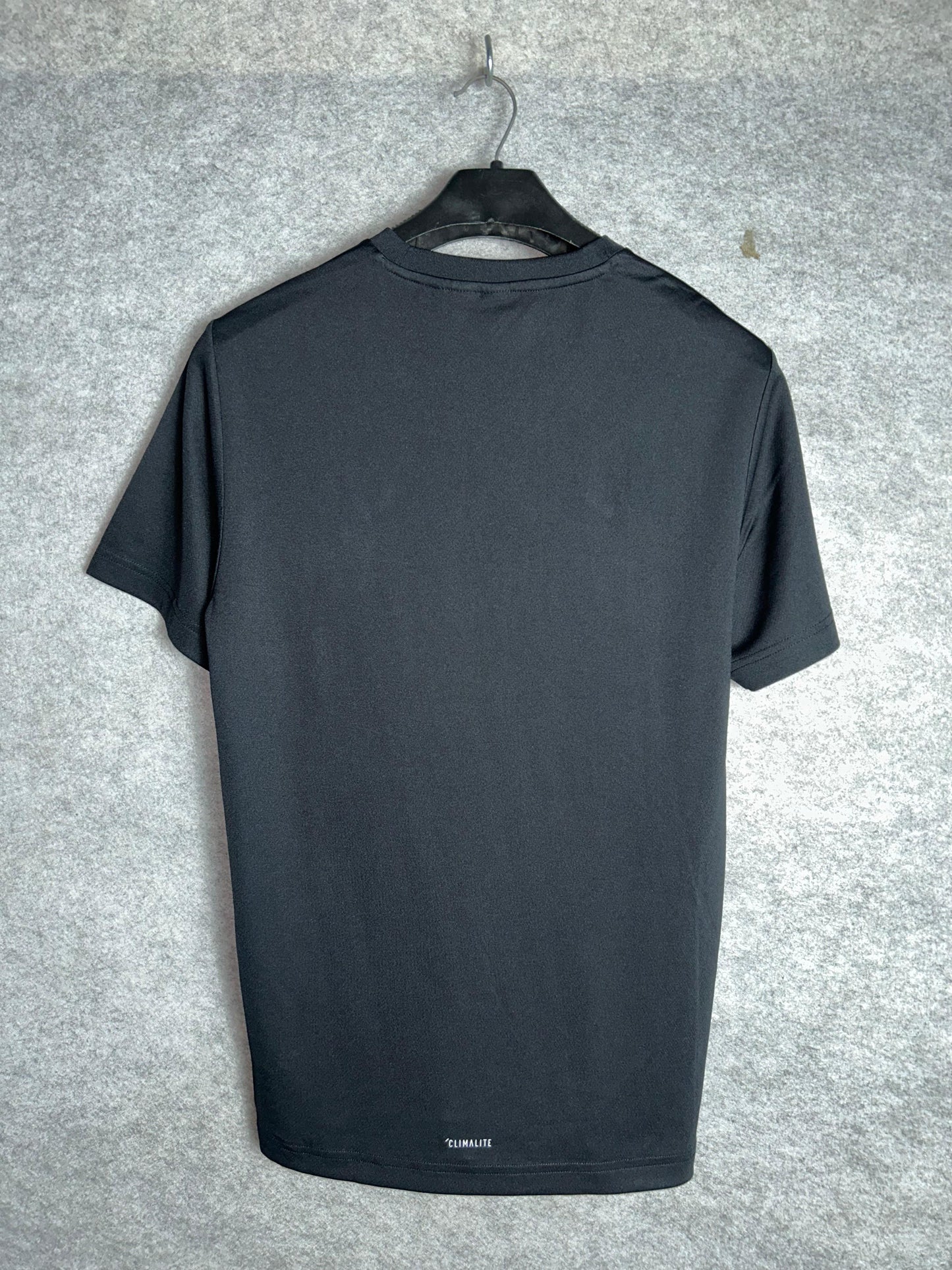 Adidas Climalite Black Round Neck - Medium