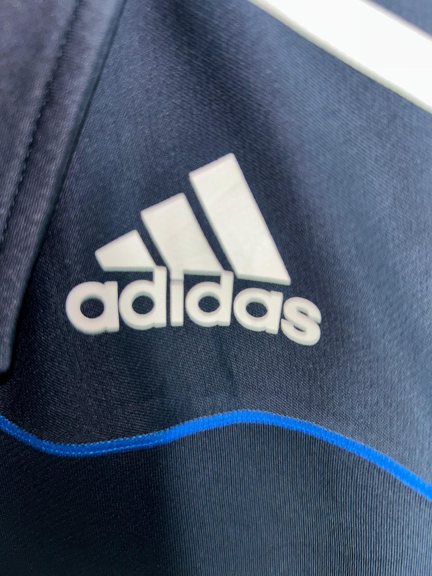 Adidas Blue Polo  - Medium