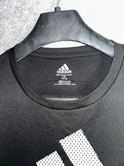 Adidas Black Round Neck - Large