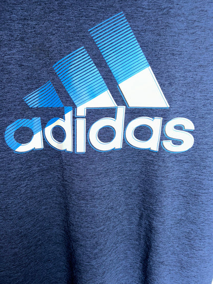 Adidas Blue & White Big logo - XL