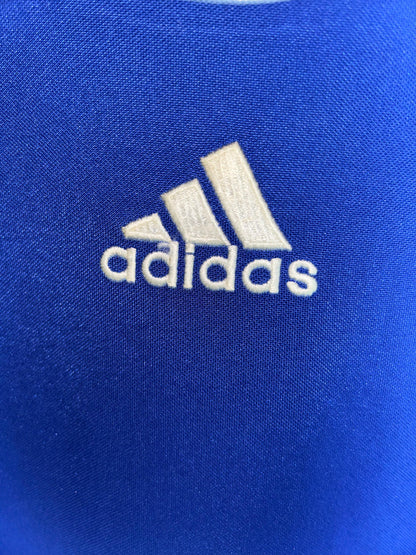 Adidas Blue & White Round Neck  - Large