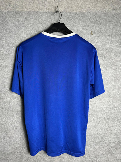 Adidas Blue & White Round Neck  - Large