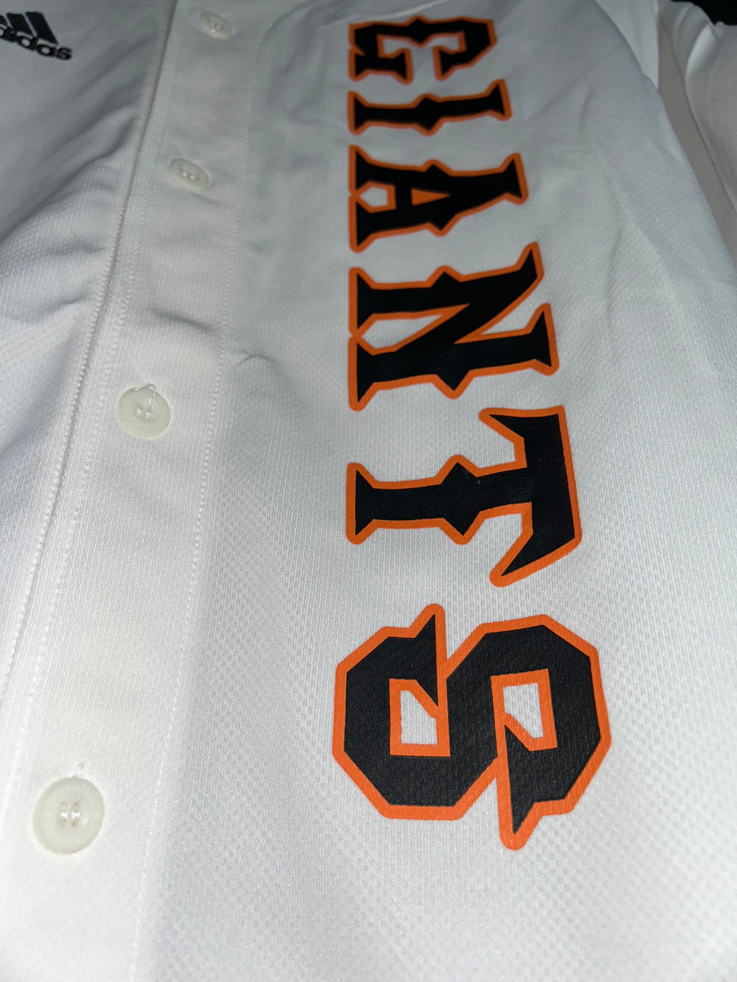 Adidas Giants Baseball Jersey - Small