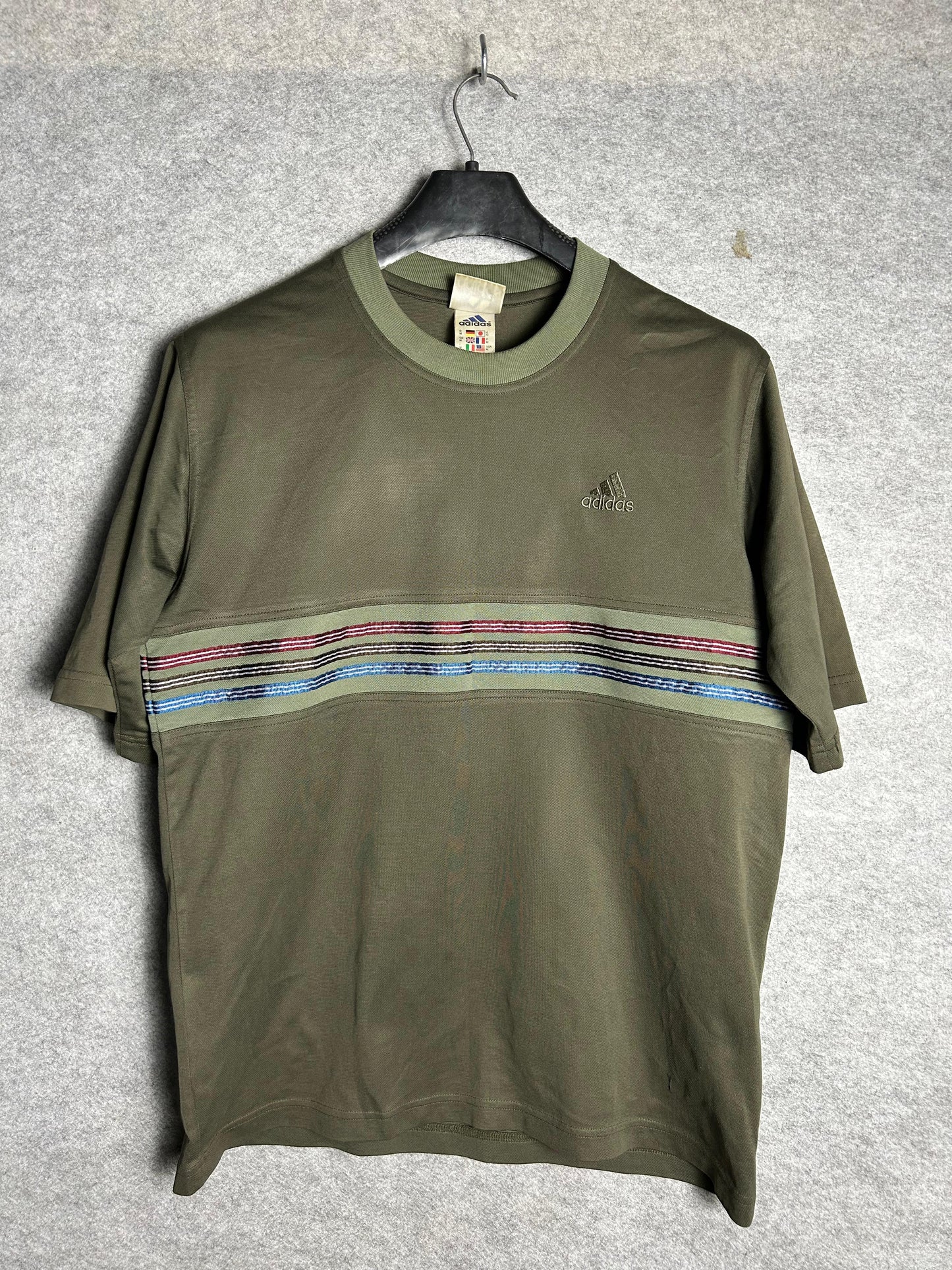 Adidas Green Round Neck - Large