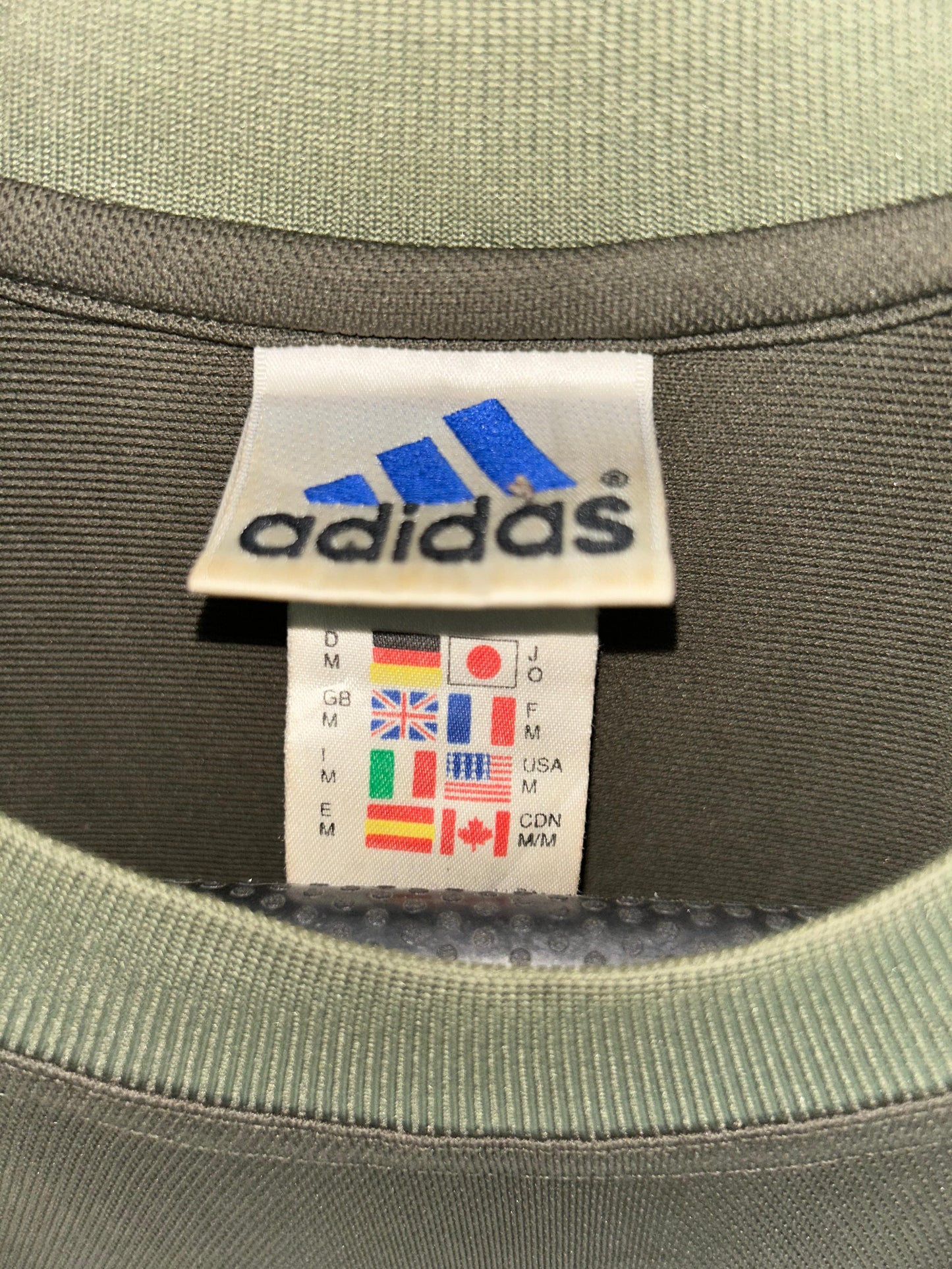 Adidas Green Round Neck - Large