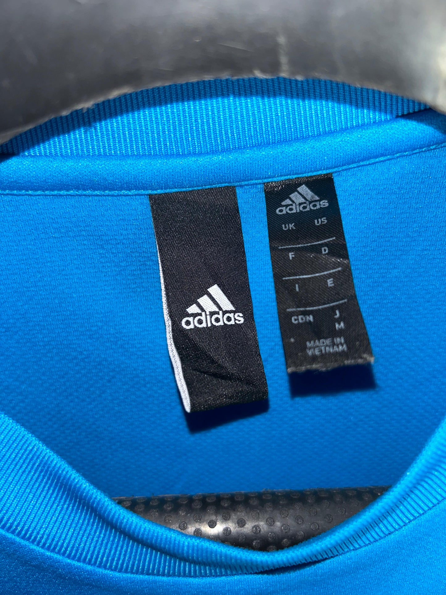 Adidas Blue Round Neck - Medium