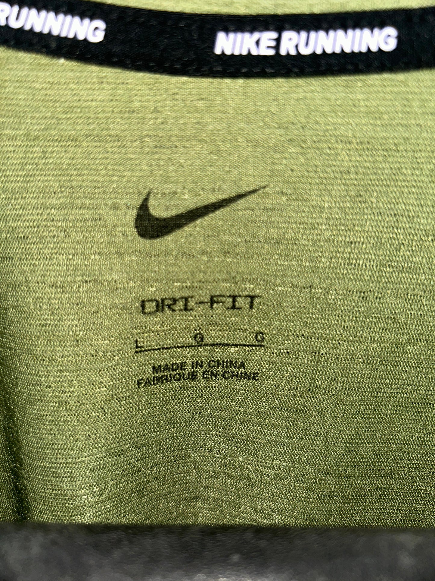 Nike Jade Green Line Textured- Large