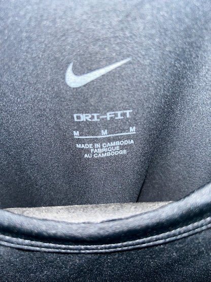 Nike Black Round Neck - Medium