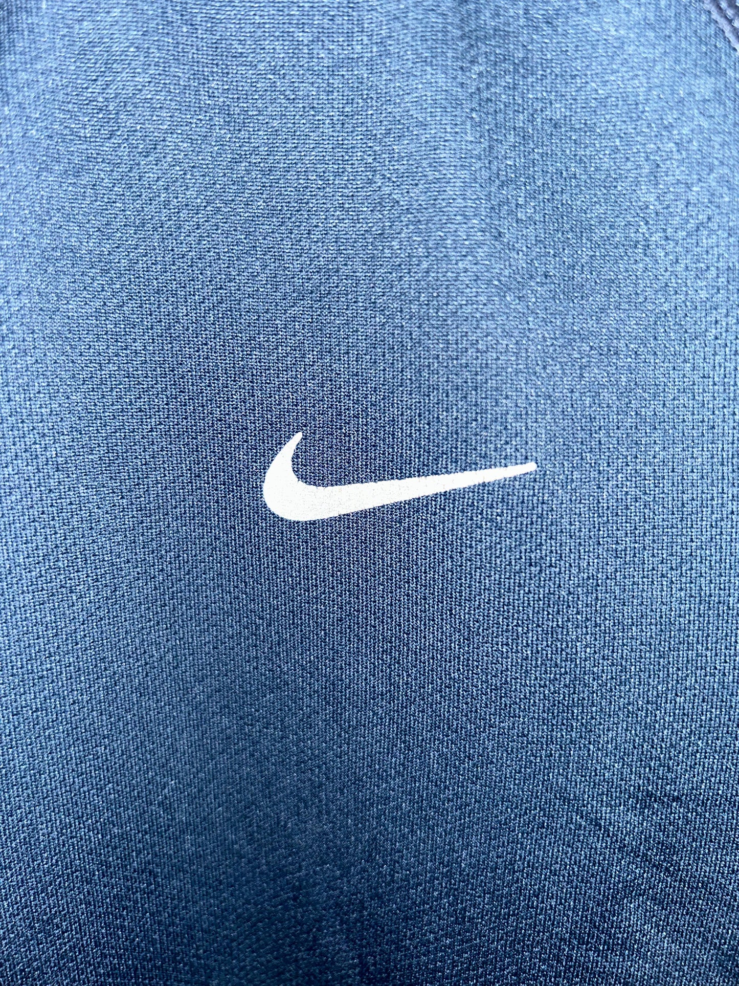 Nike Blue Round Neck Tee - Medium