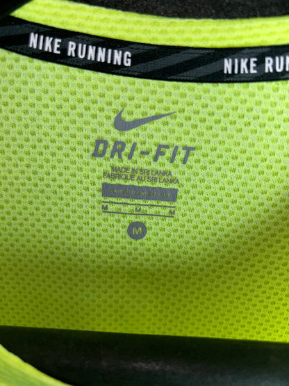 Nike Running Neon Green Tee - Medium