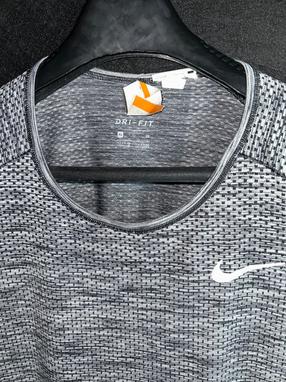 Nike Gray Textured Tee - XL