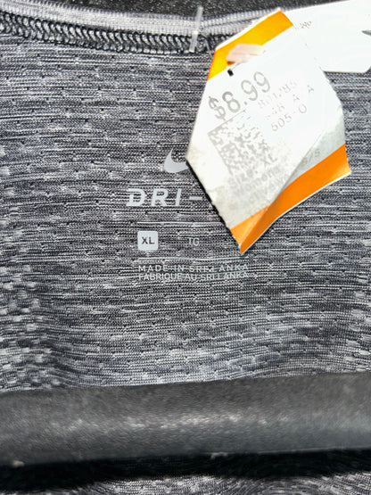 Nike Gray Textured Tee - XL