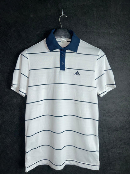 Adidas White Polo - Medium