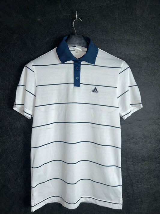 Adidas White Polo - Medium
