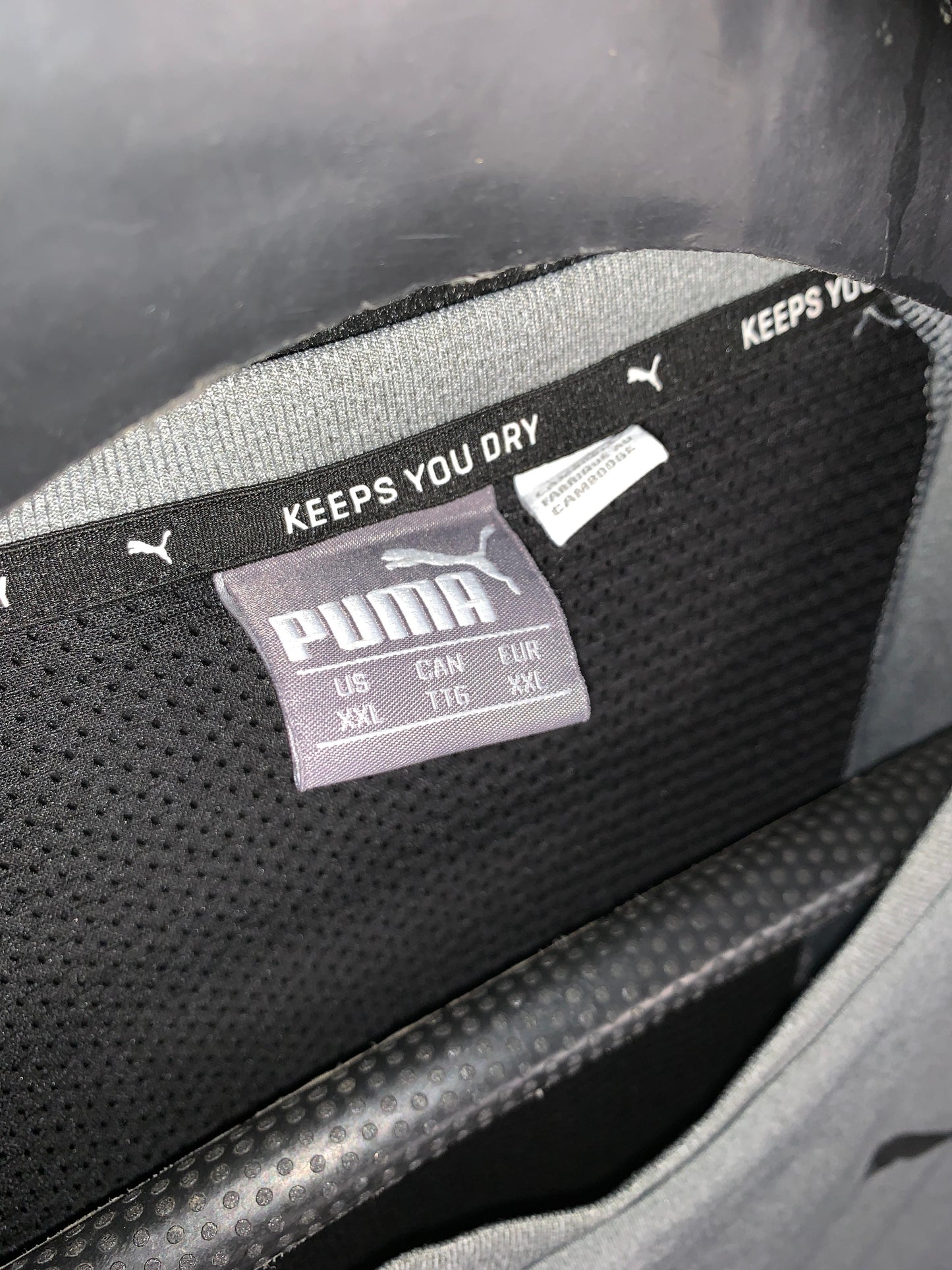 Puma Keeps You Dry Gray Tee - XXL