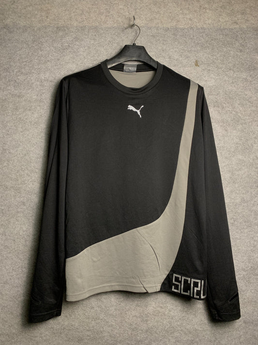 Puma Black & Gray scRUNble - Large