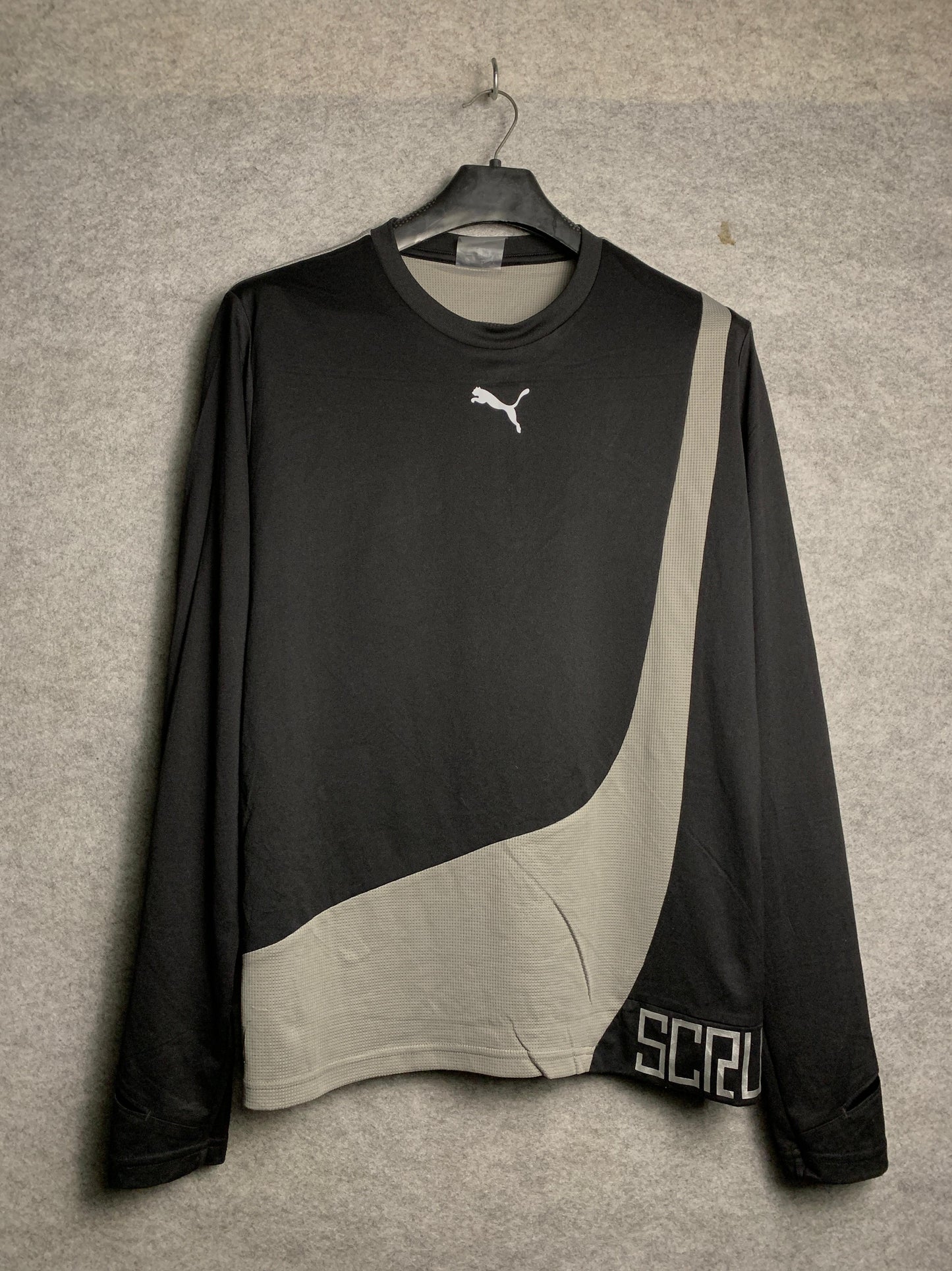 Puma Black & Gray scRUNble - Large