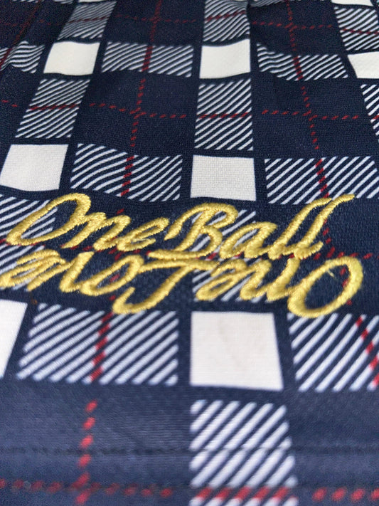 Champion Blue & White Box Print Short - XL