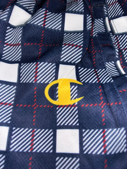 Champion Blue & White Box Print Short - XL