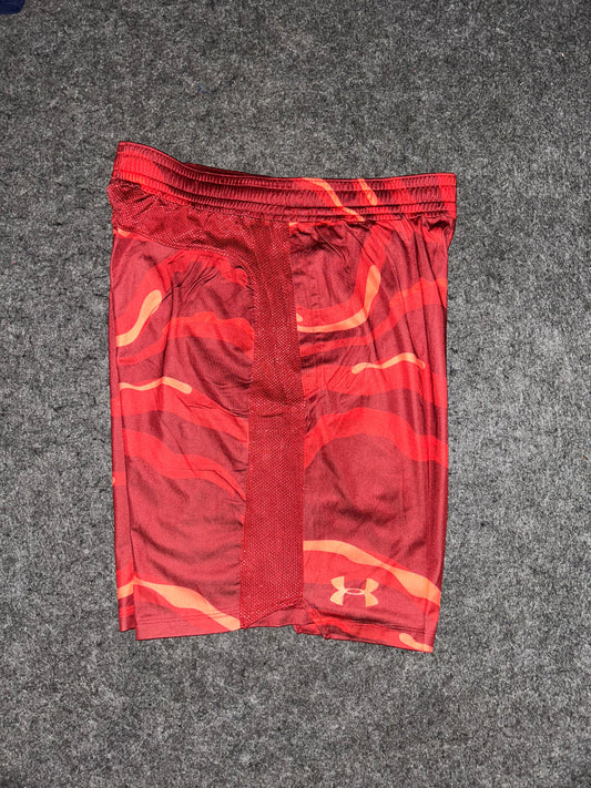 Under Armour Red Printed Short - Large
