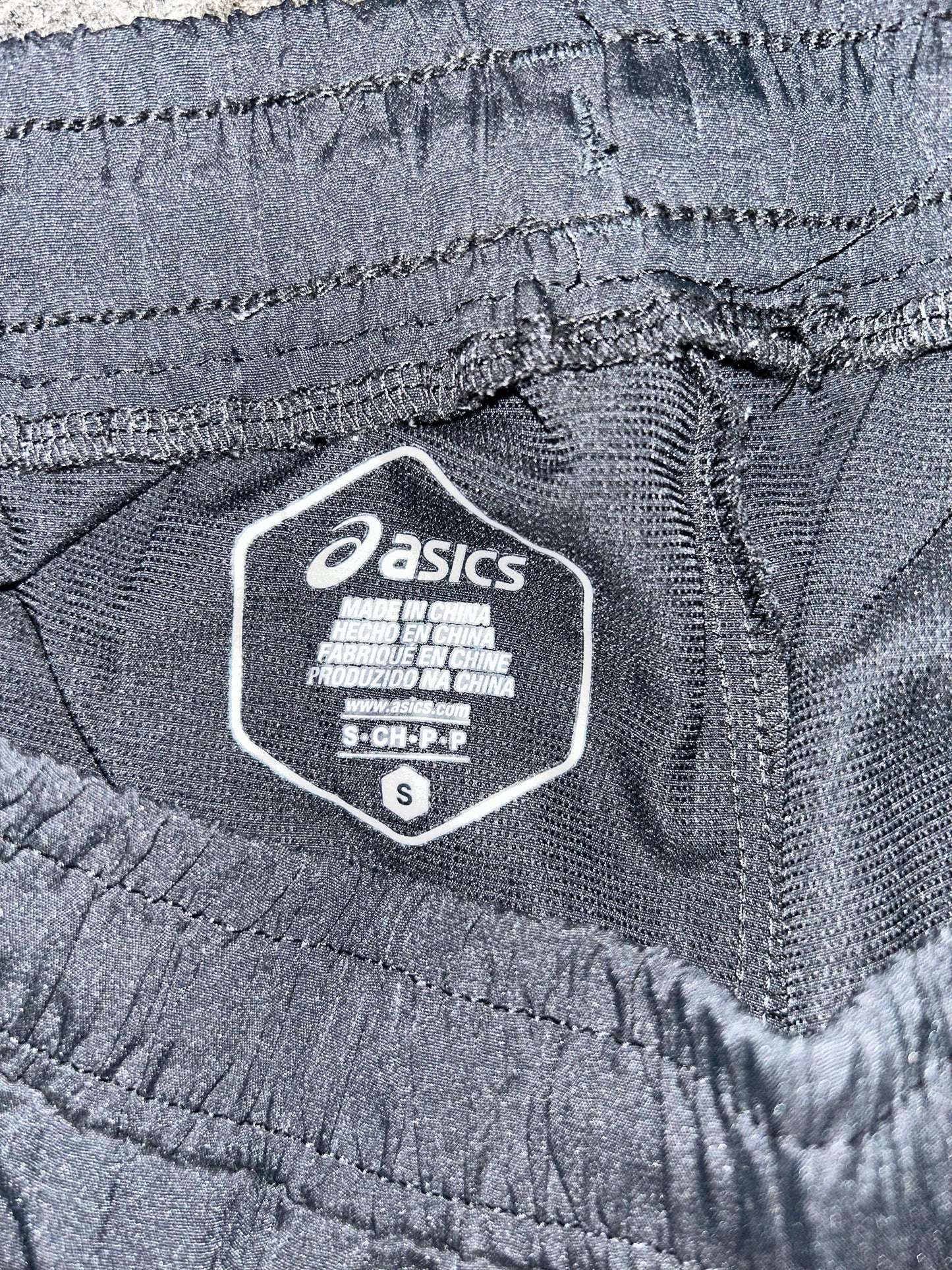 Asics Black & Gray Short - Small
