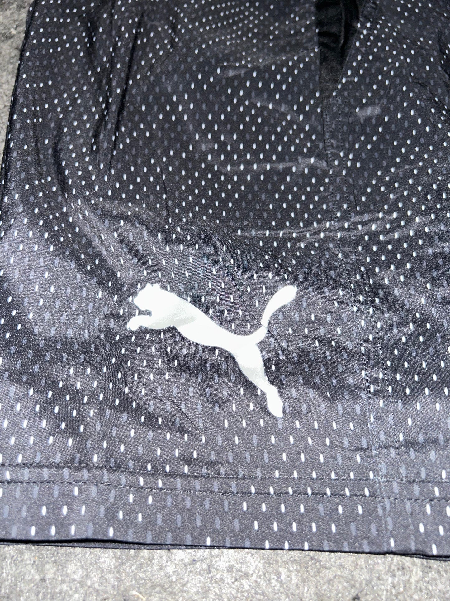 Puma Black & White Dot Printed Short - Medium