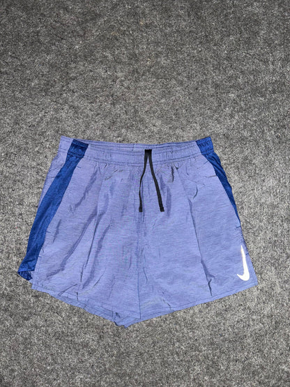 nike Blue Textured Short - Medium