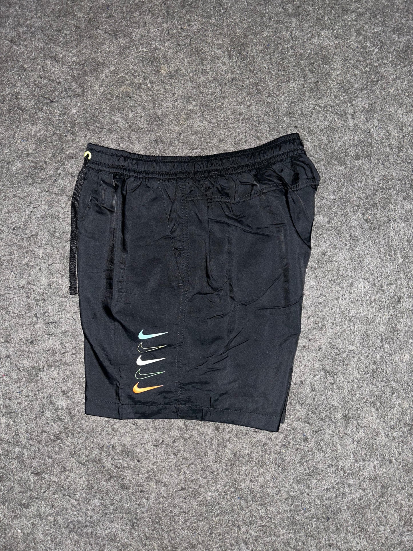 Nike Black Multi Logo Short - Large