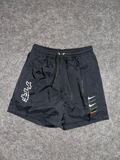 Nike Black Multi Logo Short - Large