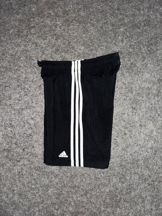 Adidas Black 3 Stripes Short - Large